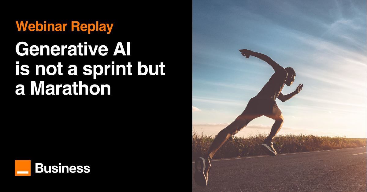 Generative AI is not a sprint... but a Marathon